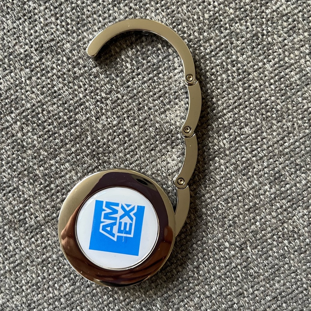 AMEX Logo Handbag Hook - Picture 4 of 7